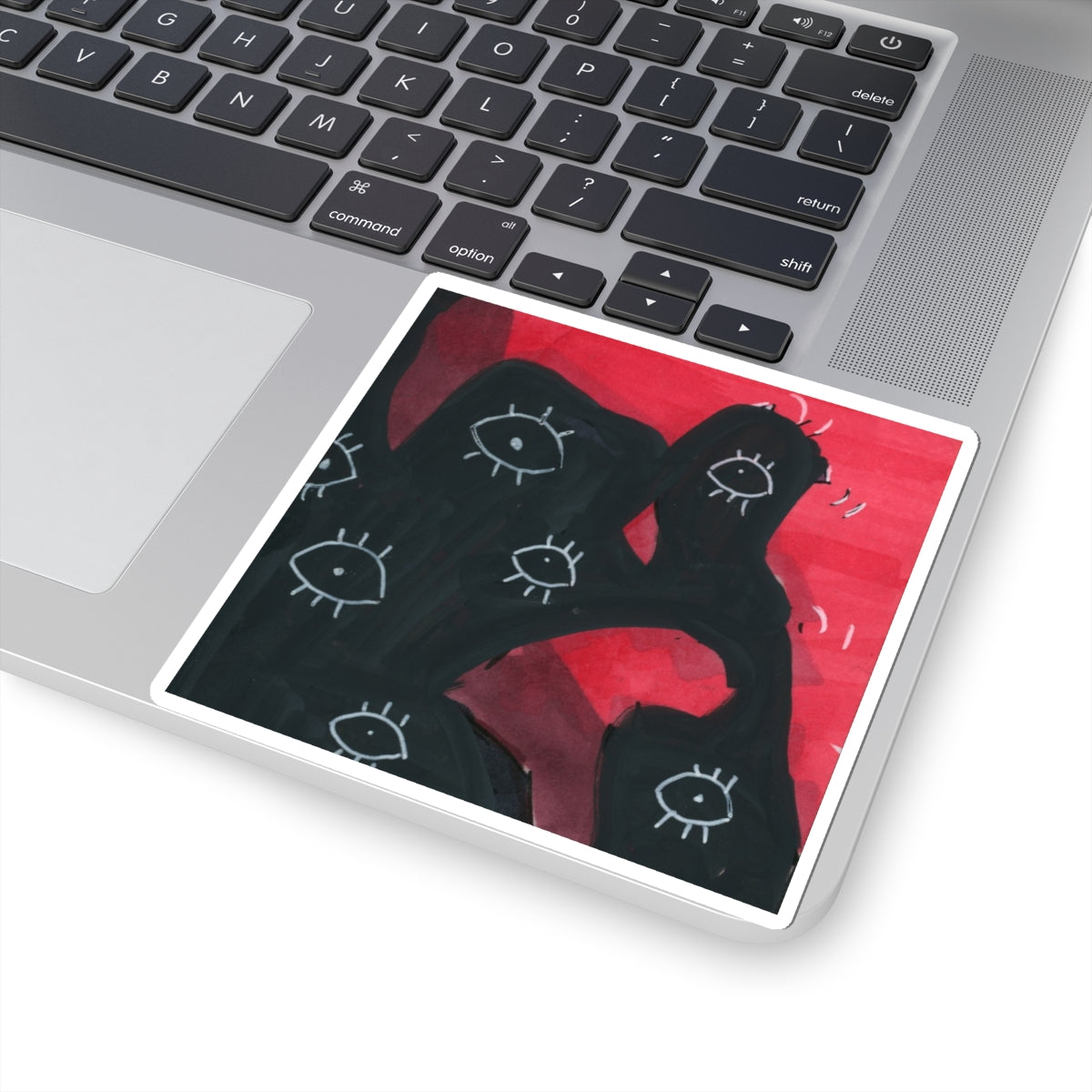 Eyeball Rage Kiss-Cut Sticker