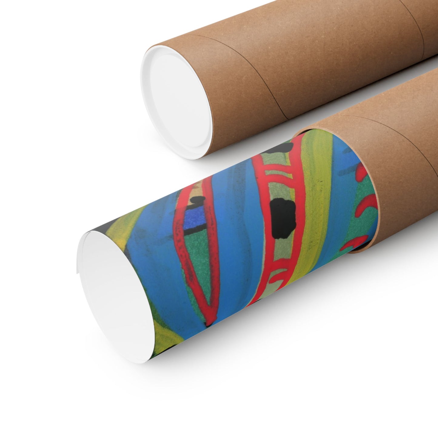 Color Blast Matte Vertical Poster