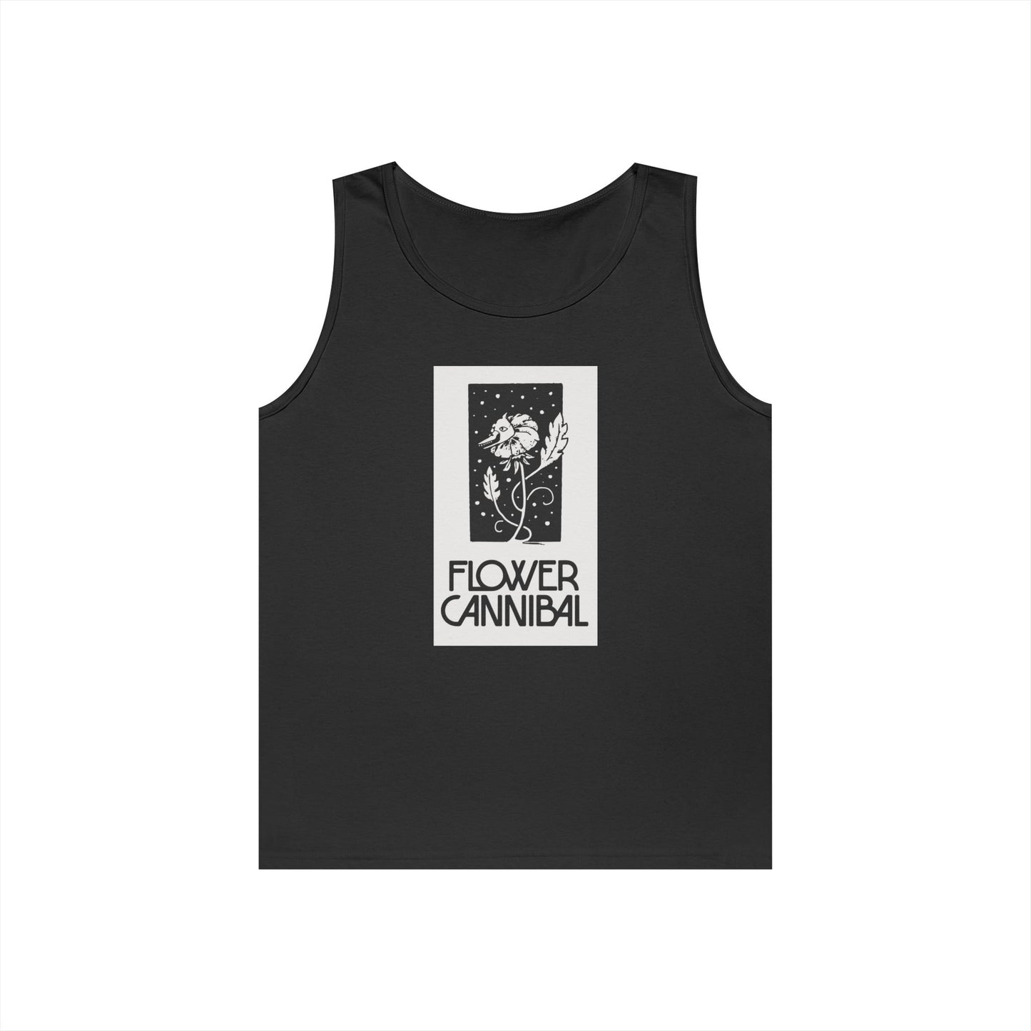 Unisex Heavy Cotton Tank Top - Flower Cannibal