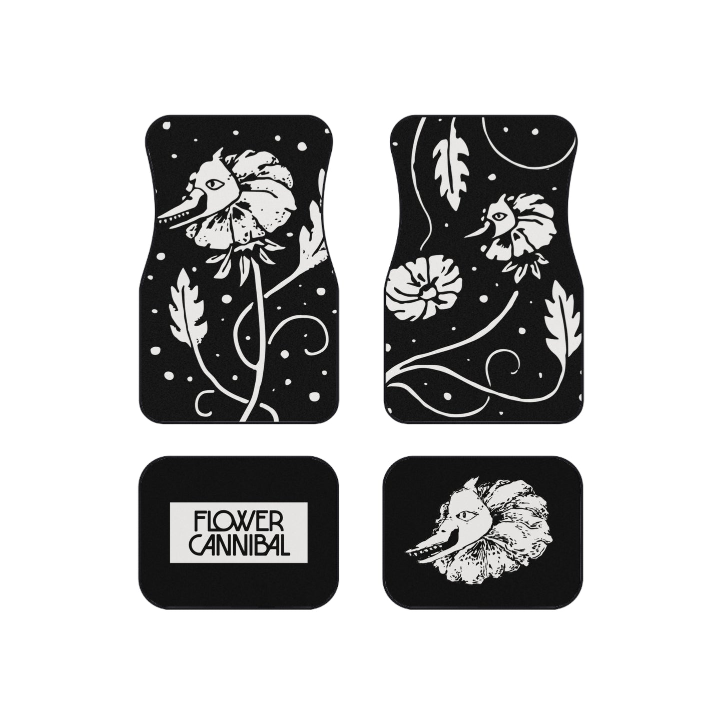 Car Mats (Set of 4) - Flower Cannibal