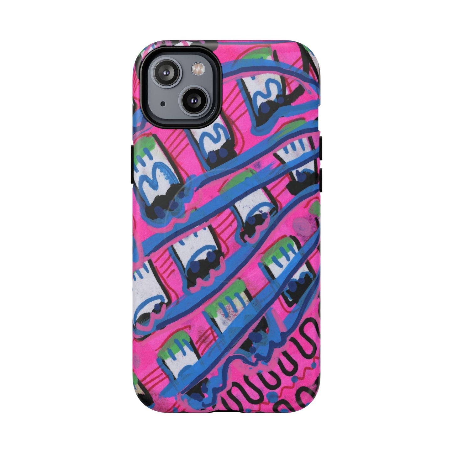 Pink Blast Tough Magnetic Case