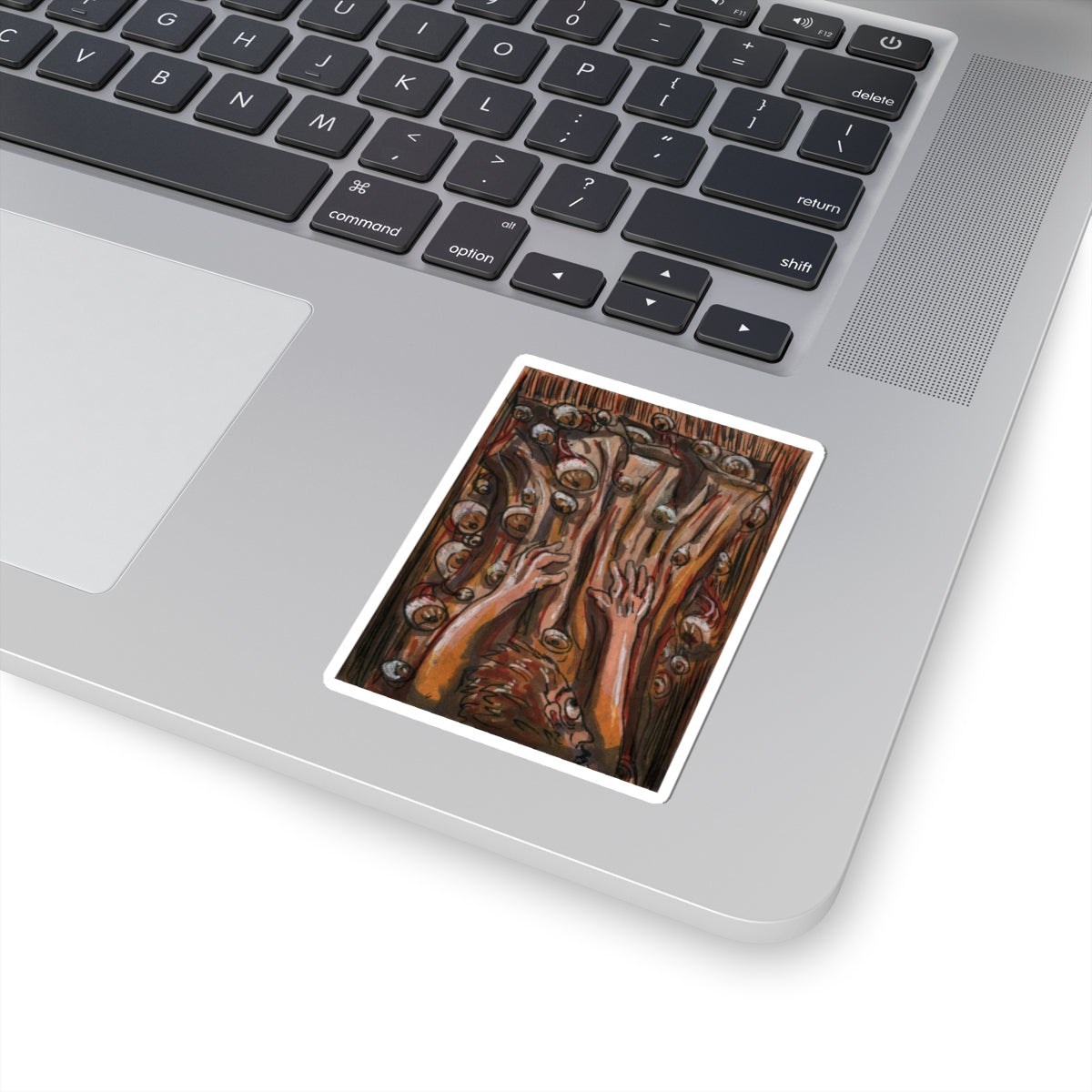 "Quit Staring" sticker