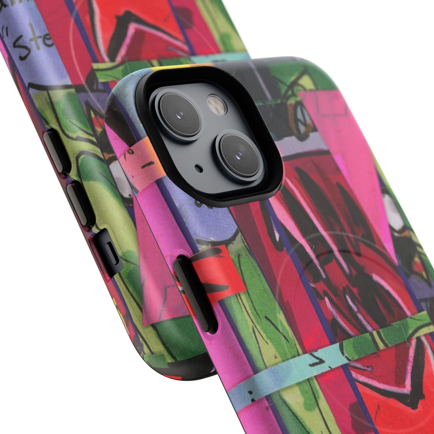 Abstracted Demon Tough Magnetic Cases