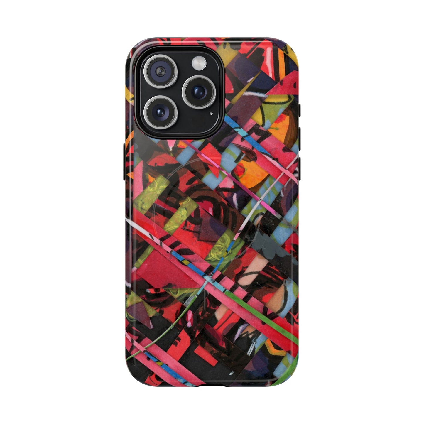 Abstracted Scraps Tough Magnetic Cases