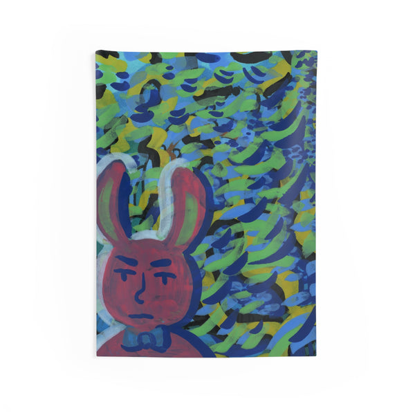 Bunny Dude Indoor Wall Tapestry