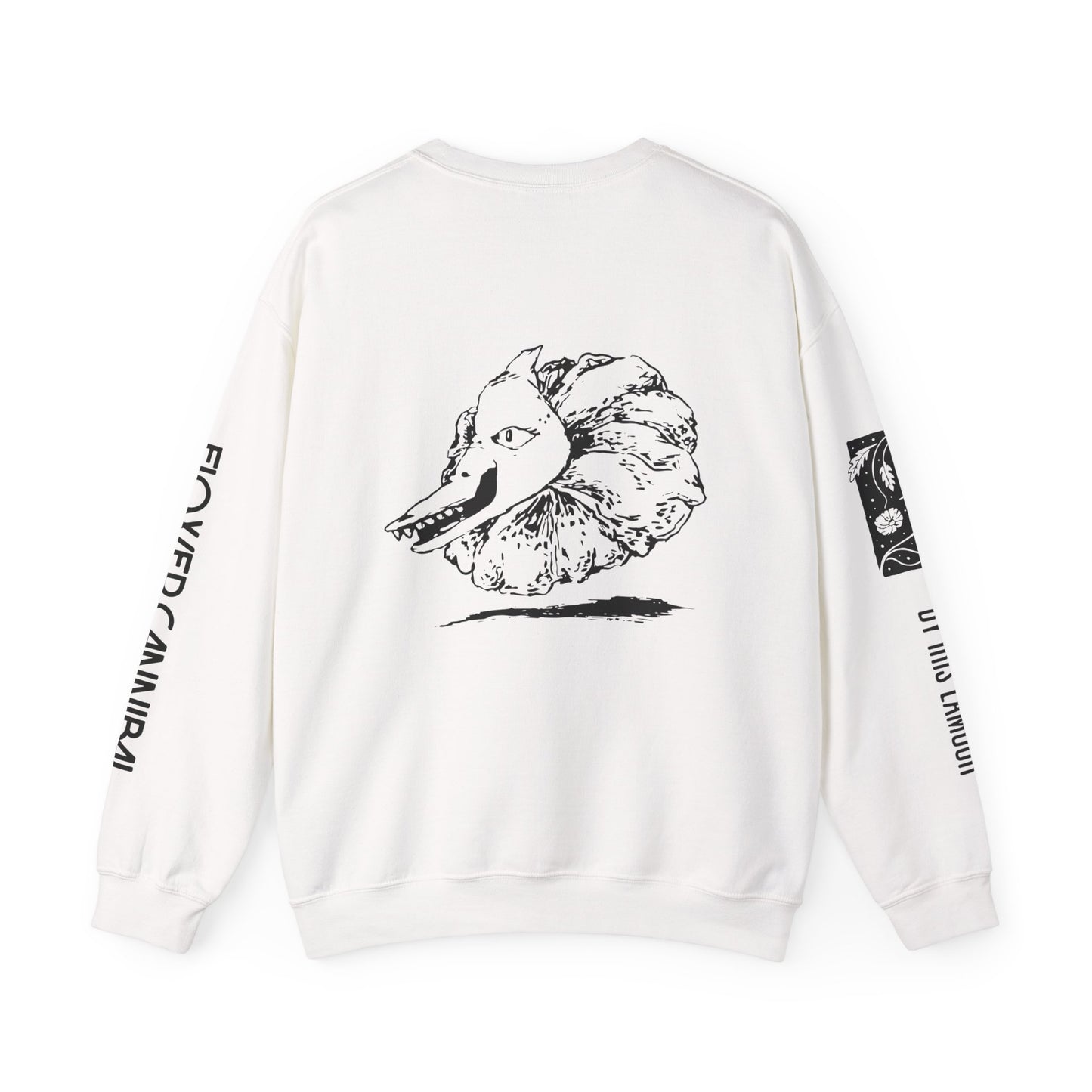 Crewneck Sweatshirt (Unisex Heavy Blend™) - Flower Cannibal