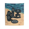 Beach time fun Indoor Wall Tapestry