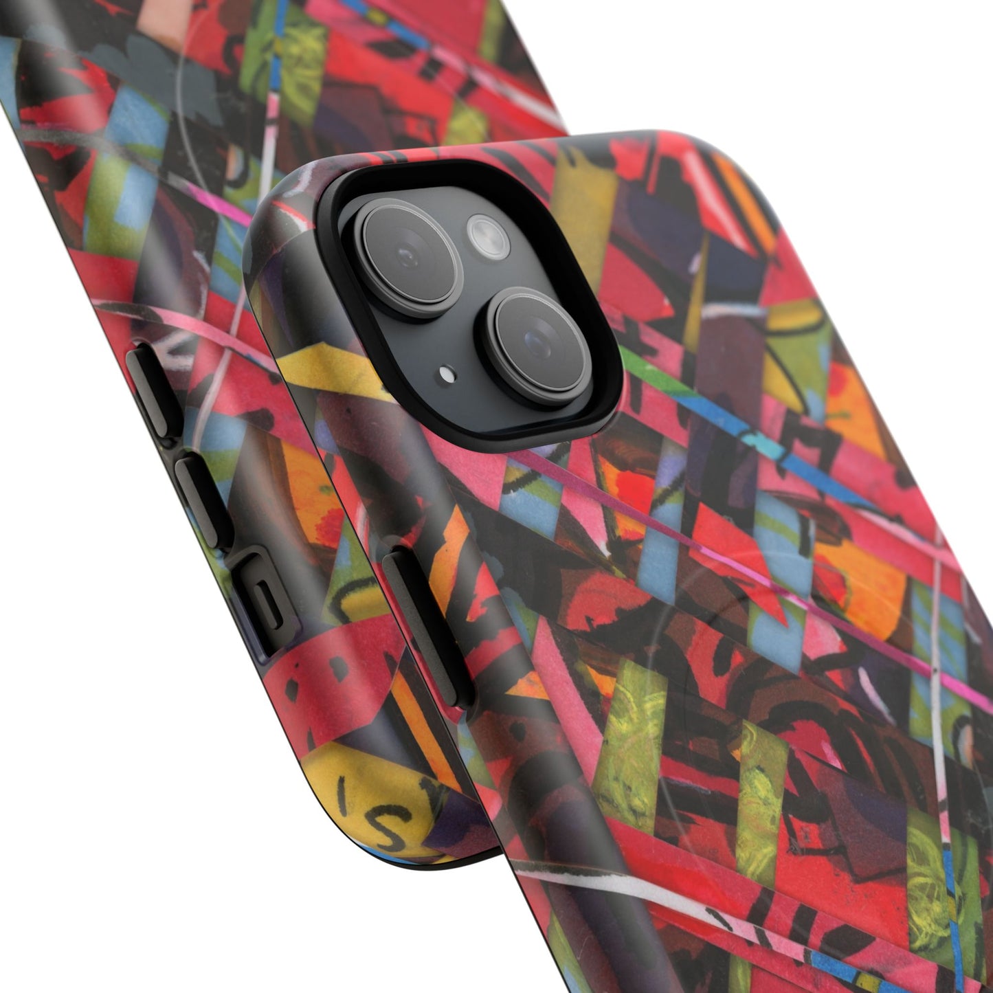 Abstracted Scraps Tough Magnetic Cases