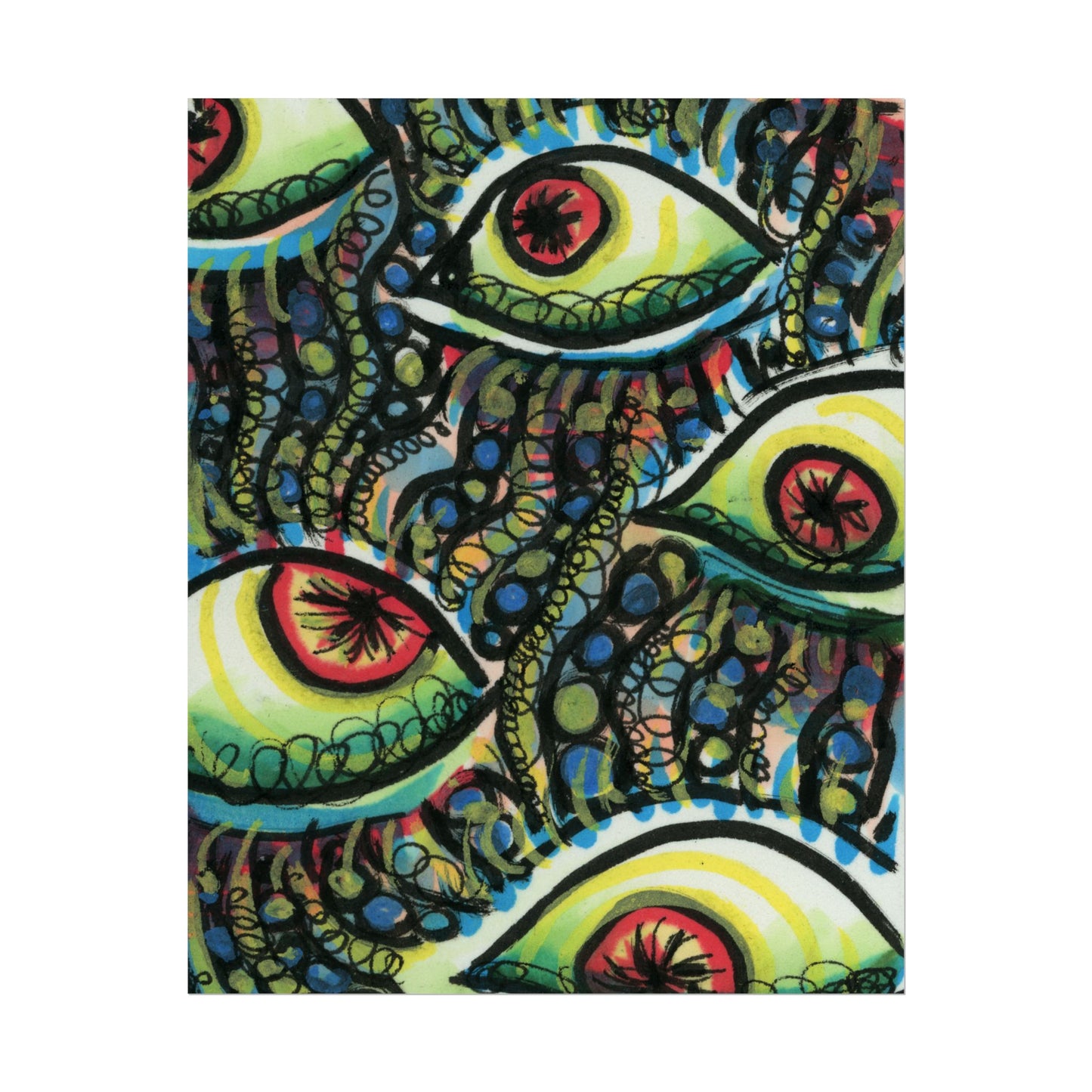"Trippy Eyeball" poster