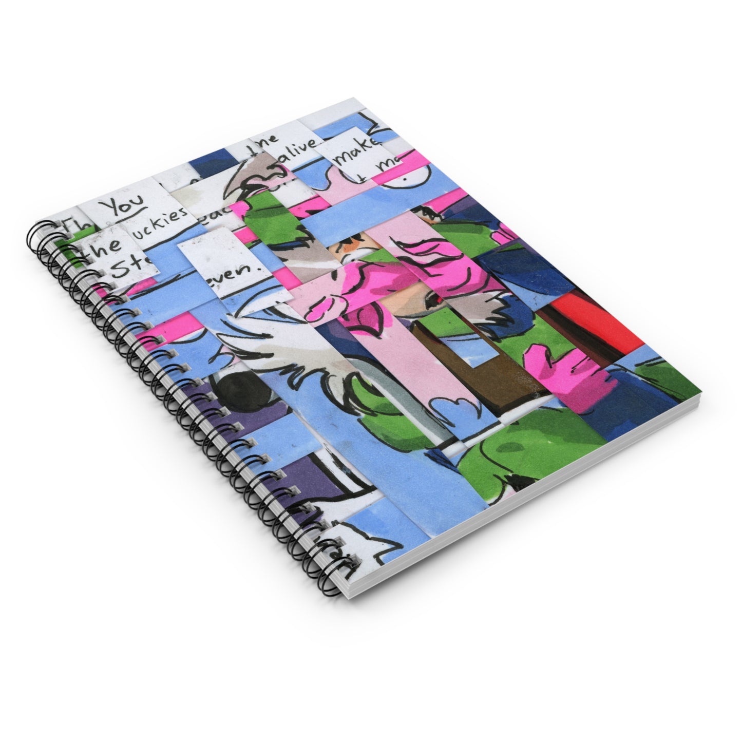 Icy Abstraction Spiral Notebook - Ruled Line