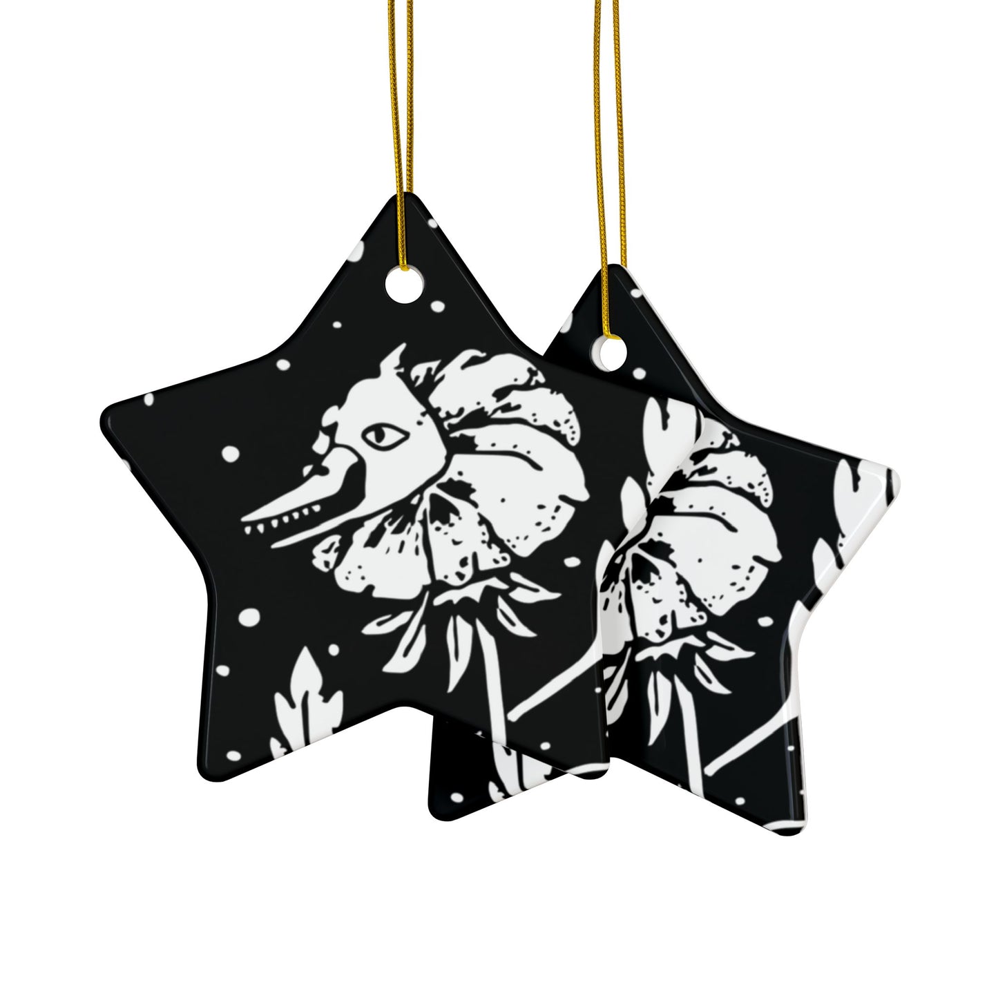 Ceramic Ornaments - Flower Cannibal