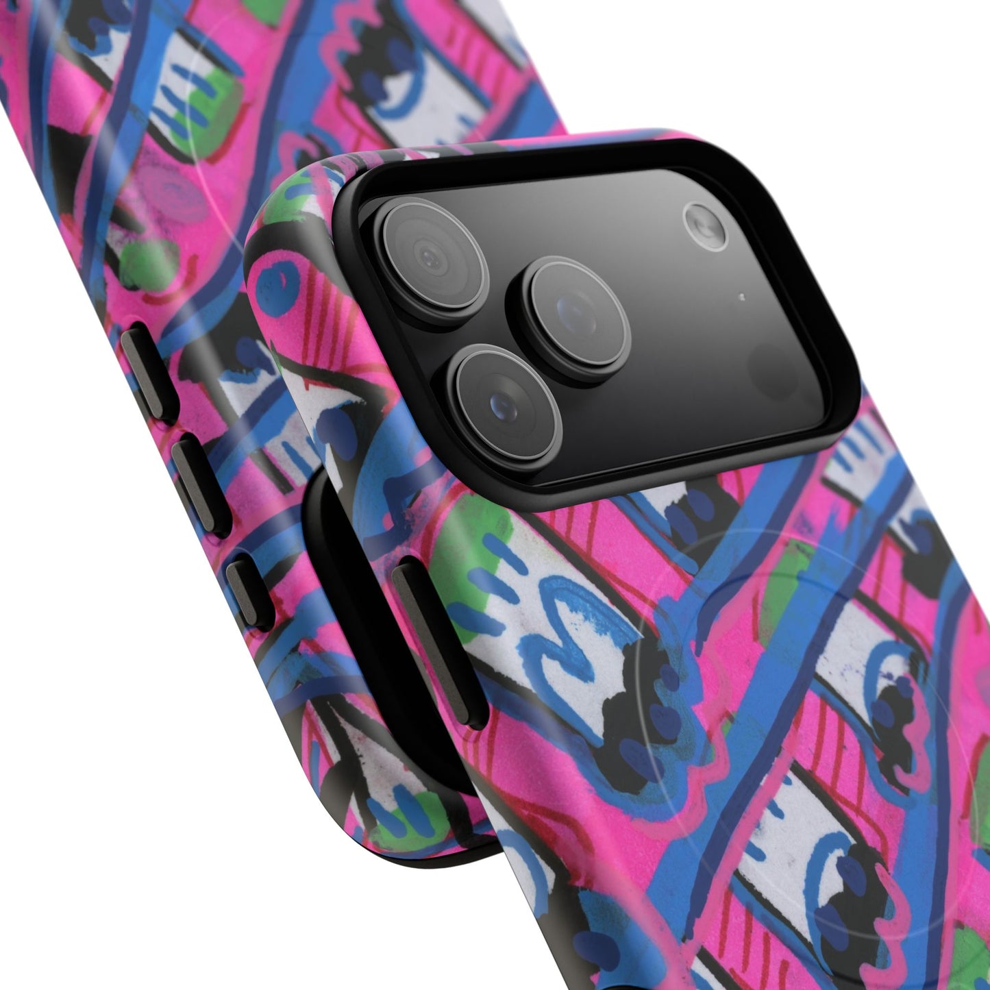 Pink Blast Tough Magnetic Case