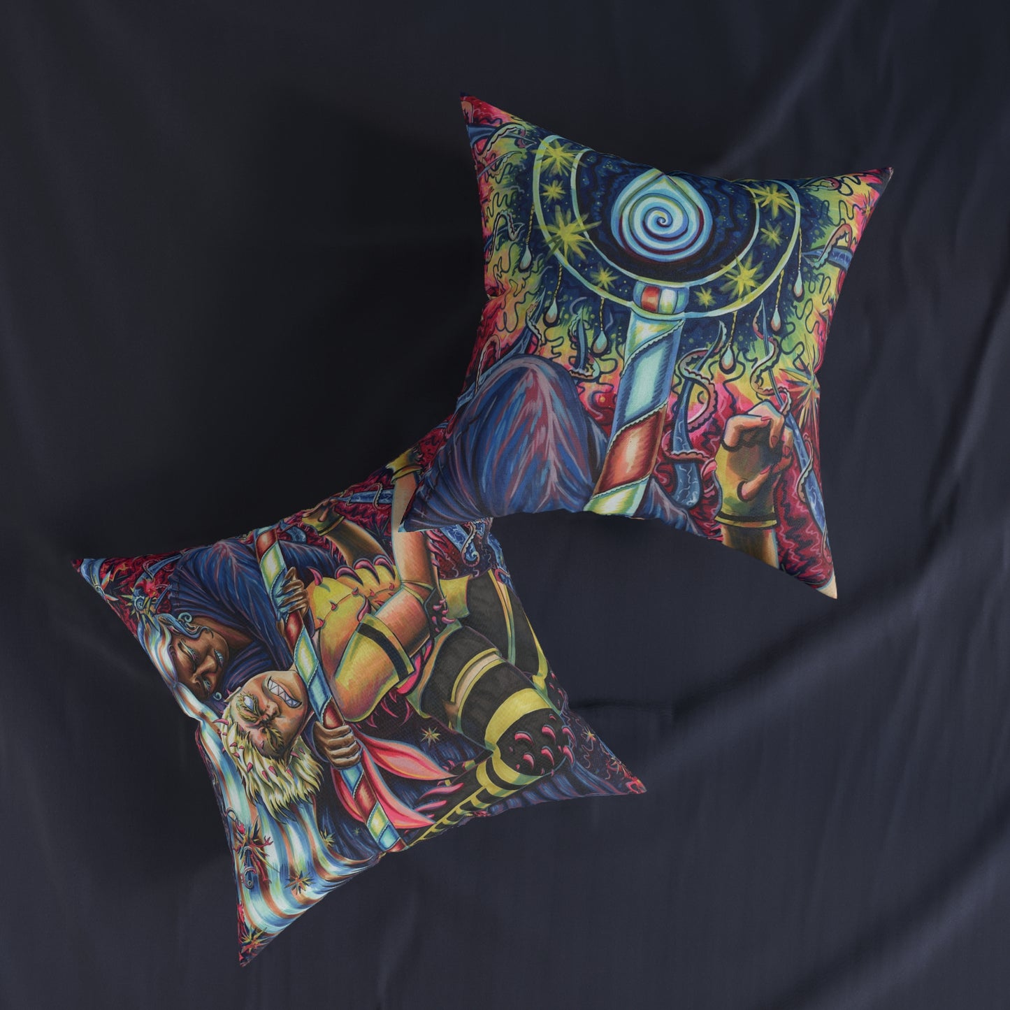 Square Pillow - Sister Duel