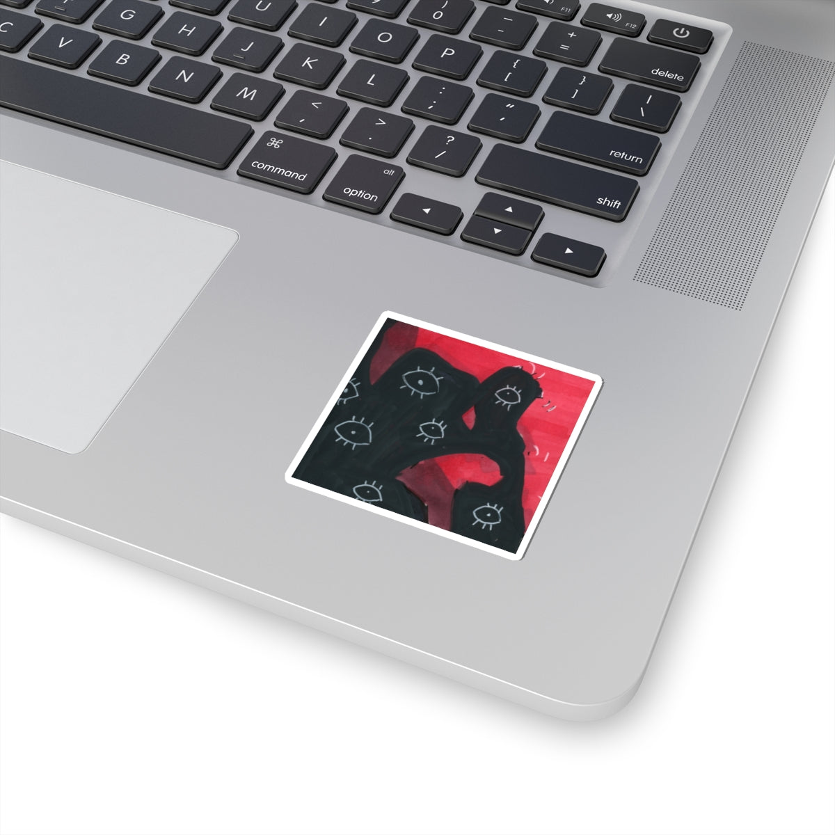 Eyeball Rage Kiss-Cut Sticker