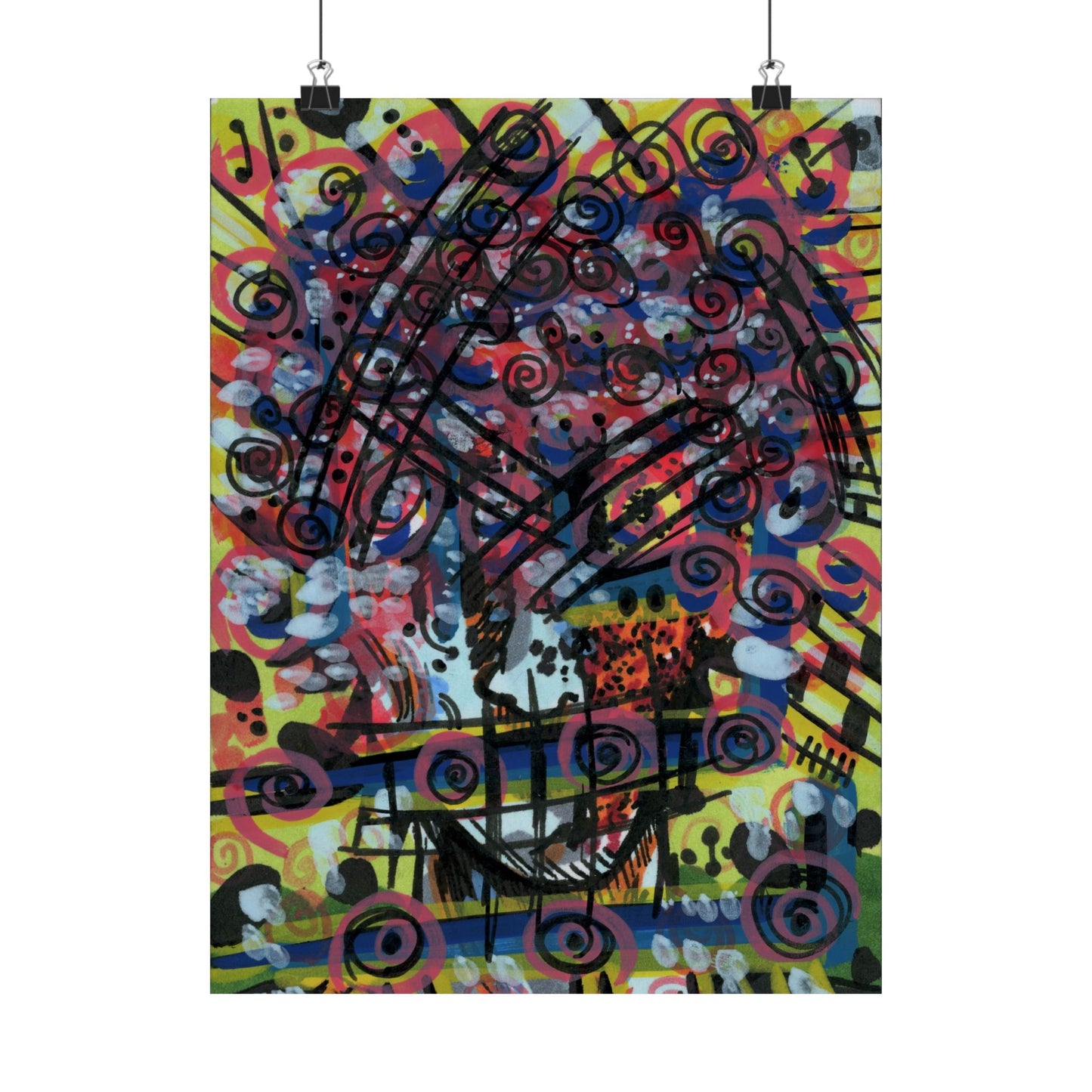 Flower Power Matte Vertical Poster