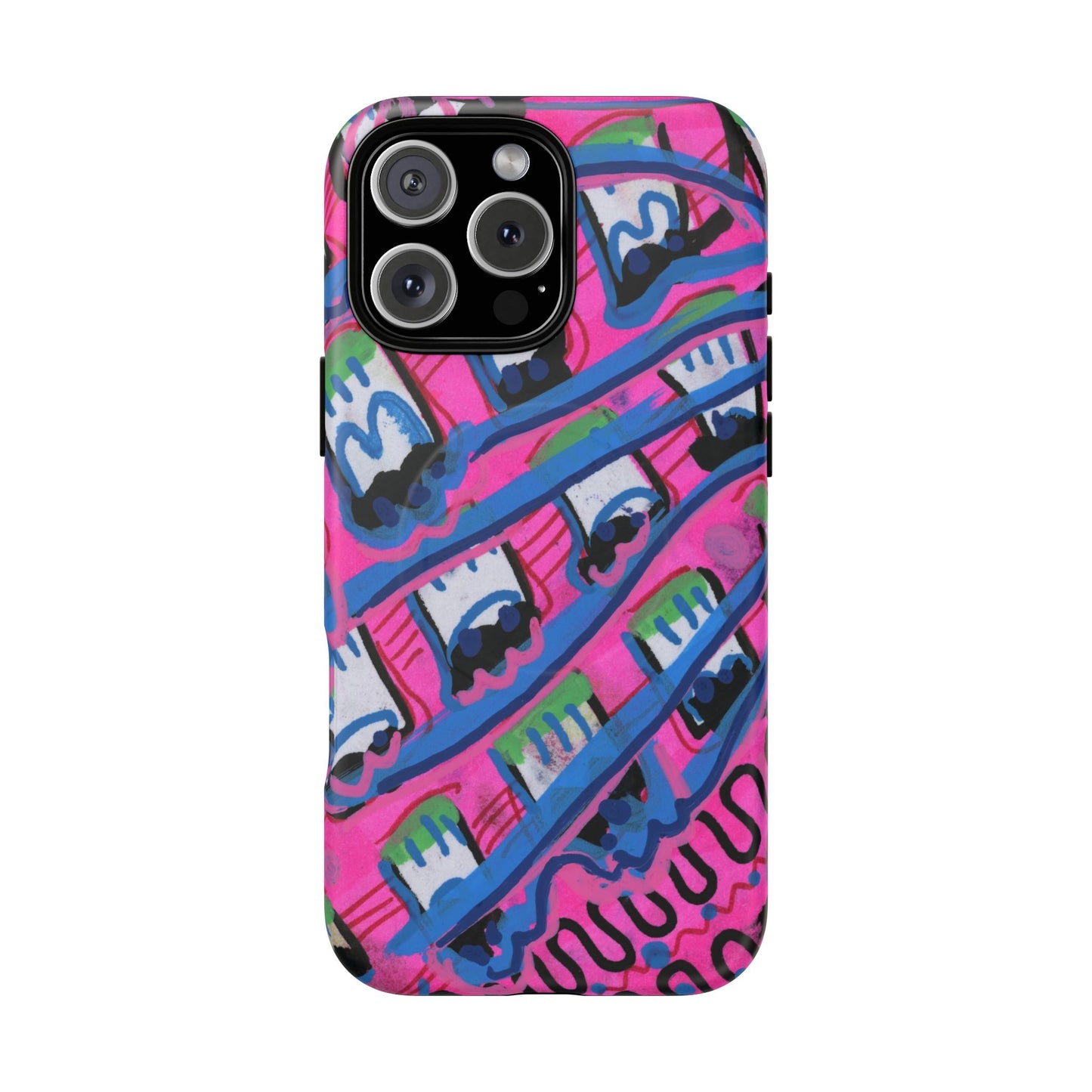 Pink Blast Tough Magnetic Case