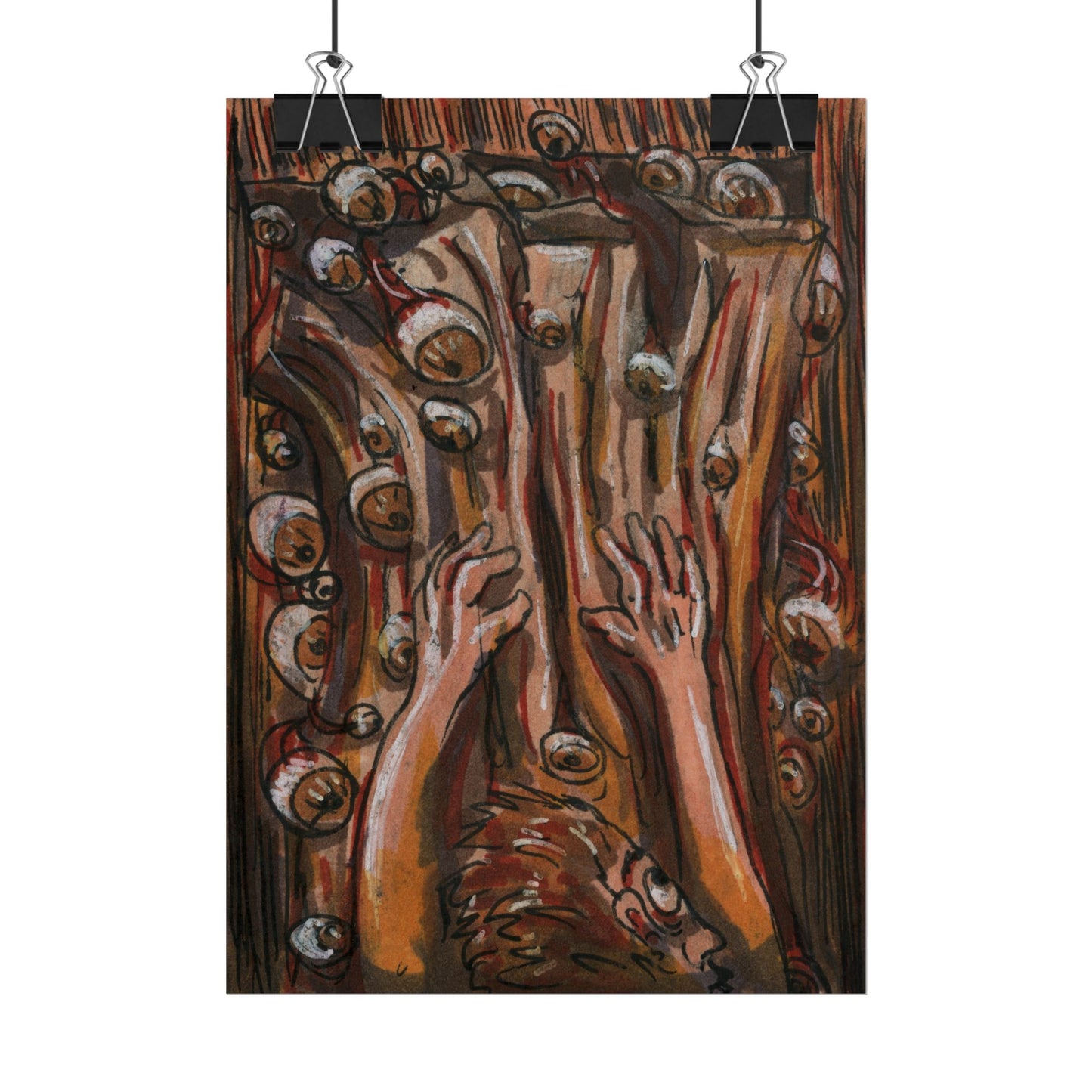 "Quit Staring" poster