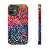 Colorful Squiggly Lines Tough Phone Cases