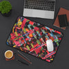 Abstracted Scraps Desk Mat