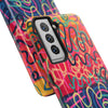 Colorful Squiggly Lines Tough Phone Cases