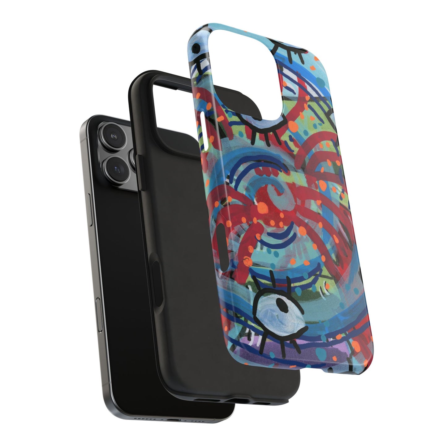 Eyeball Attack Tough Phone Cases