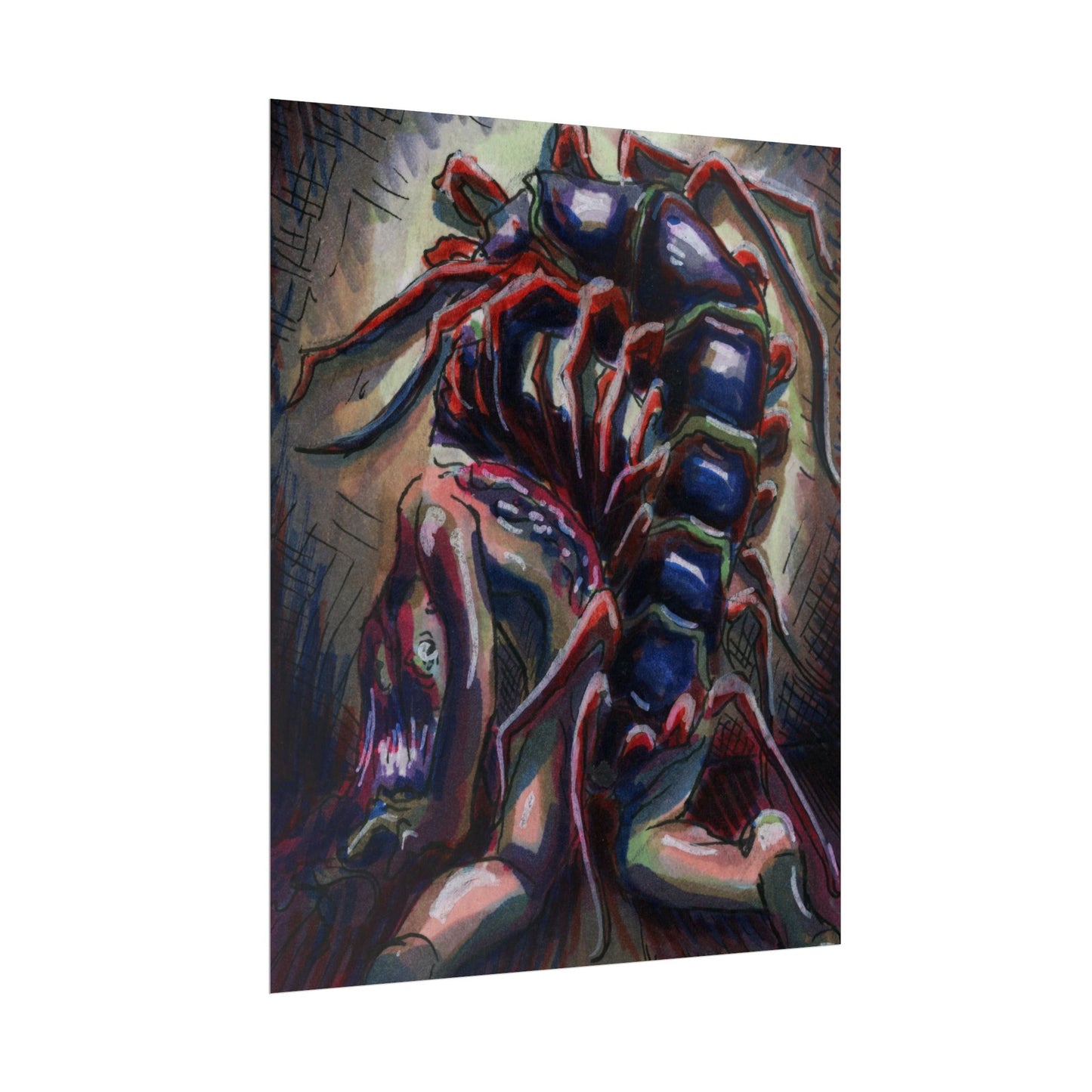 "Centipede Lady" poster