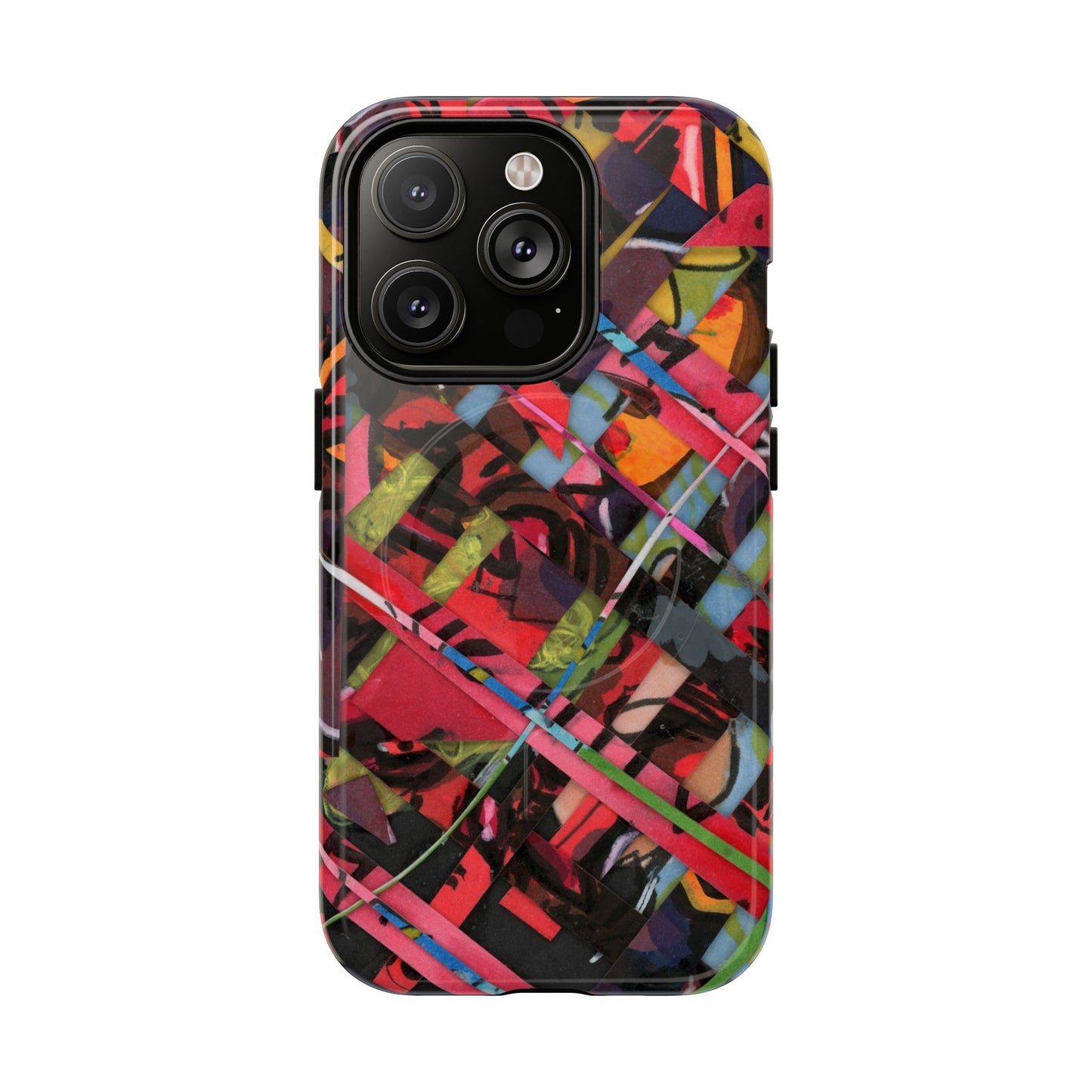 Abstracted Scraps Tough Magnetic Cases