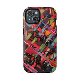 Abstracted Scraps Tough Magnetic Cases