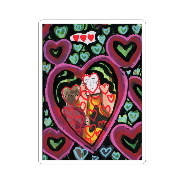 Toxic Love Kiss-Cut Sticker