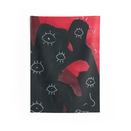 Eyeball Rage Indoor Wall Tapestry
