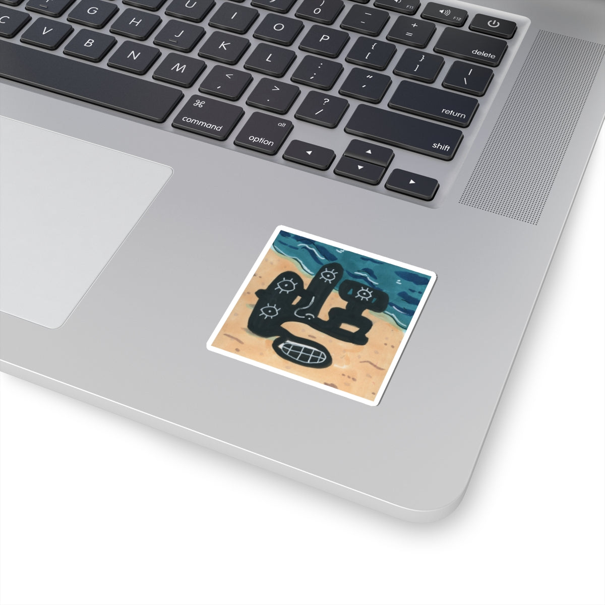Beach Time Fun Kiss-Cut Sticker