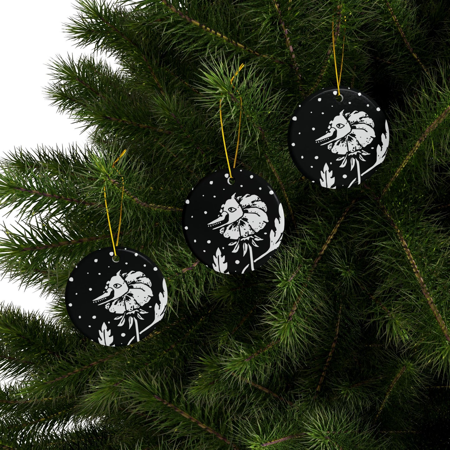 Ceramic Ornaments - Flower Cannibal