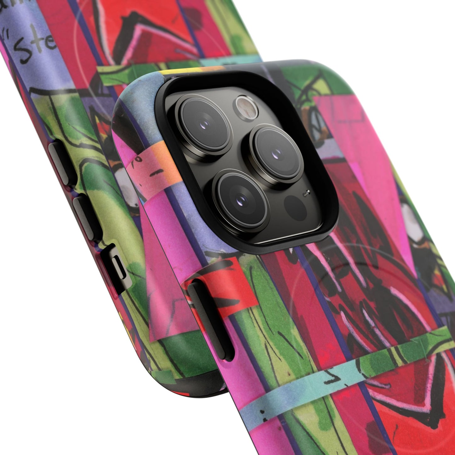 Abstracted Demon Tough Magnetic Cases