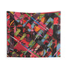 Abstracted Scraps Indoor Wall Tapestry