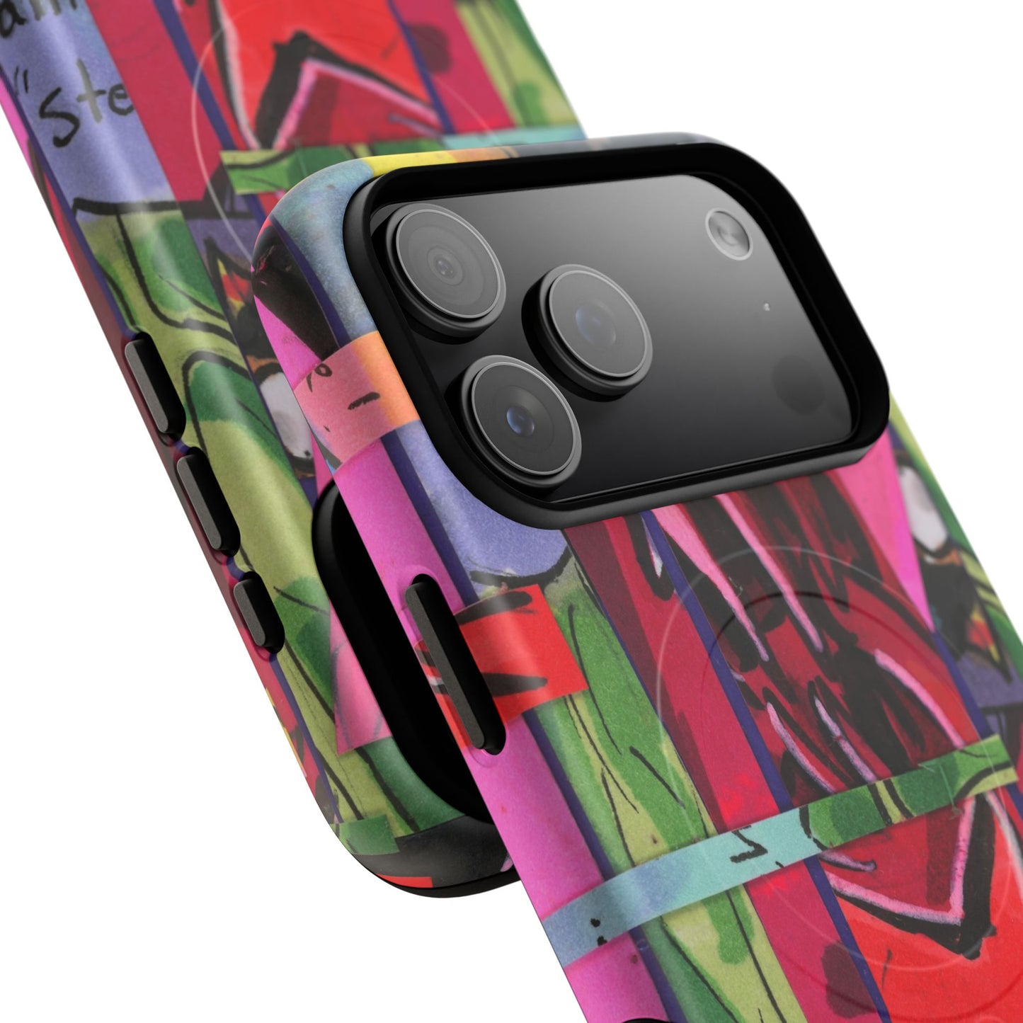 Abstracted Demon Tough Magnetic Cases