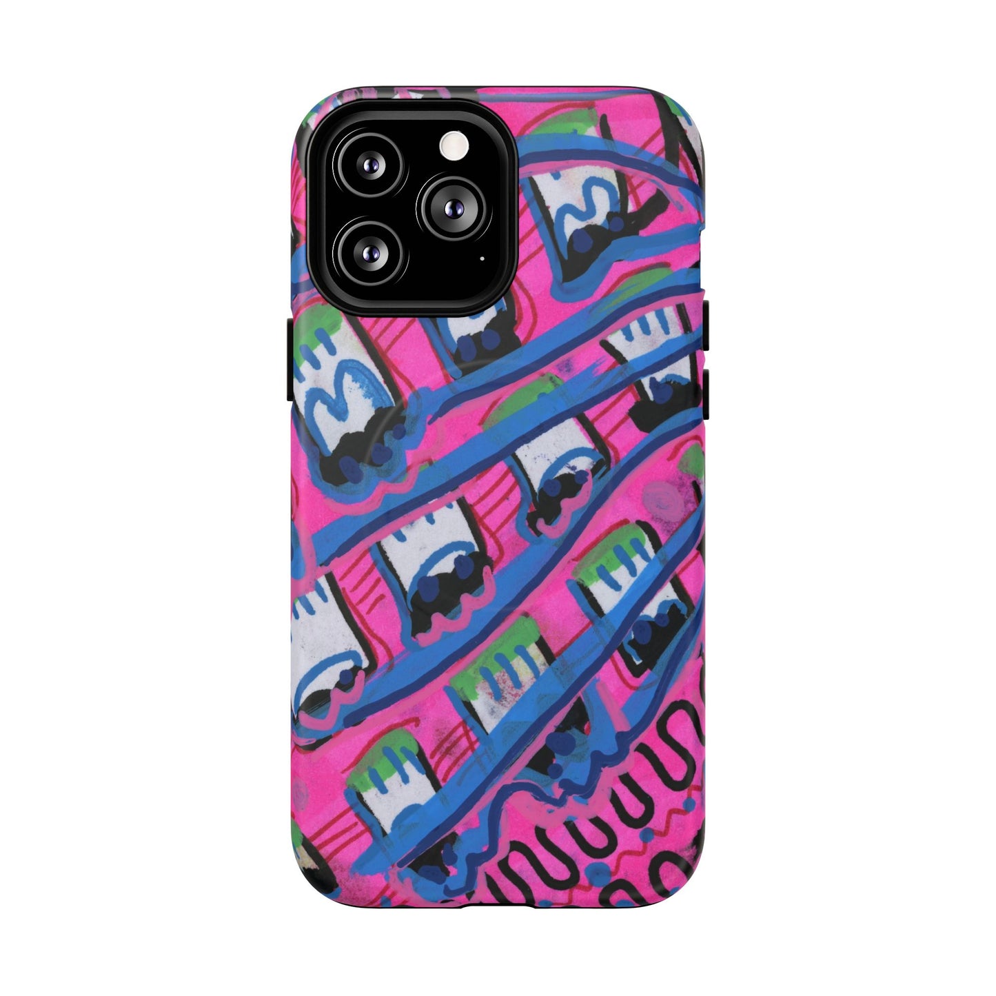 Pink Blast Tough Magnetic Case