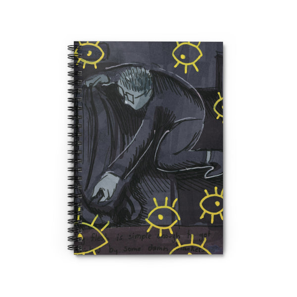 Bed Time Spiral Notebook - Ruled Line