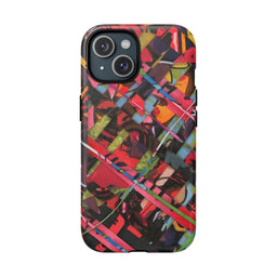 Abstracted Scraps Tough Magnetic Cases