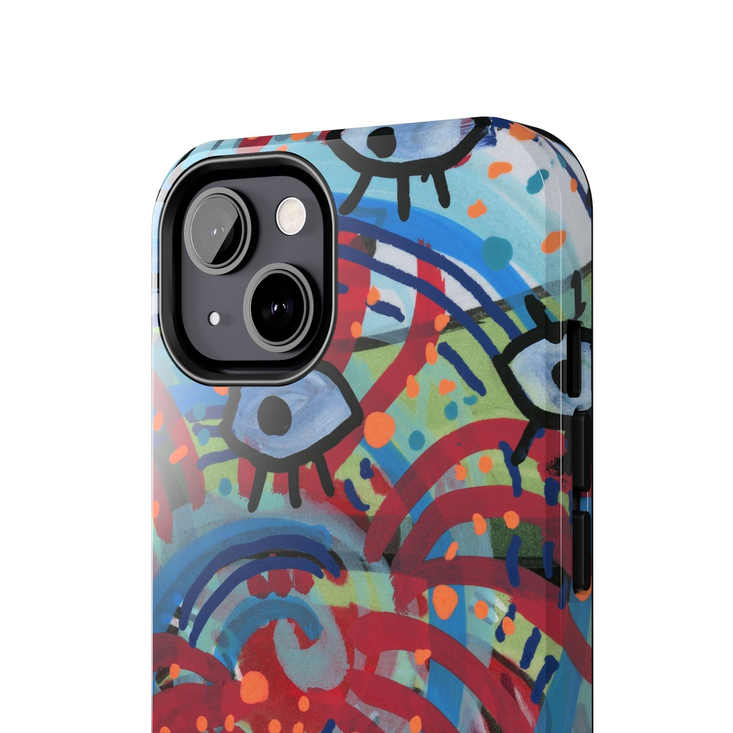 Eyeball Attack Tough Phone Cases