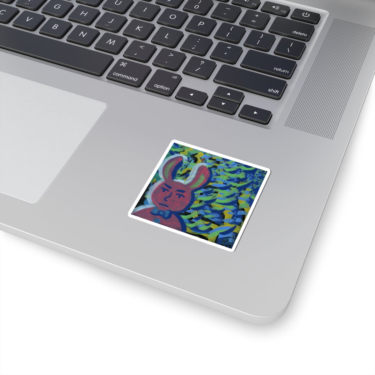 Bunny Dude Kiss-Cut Sticker