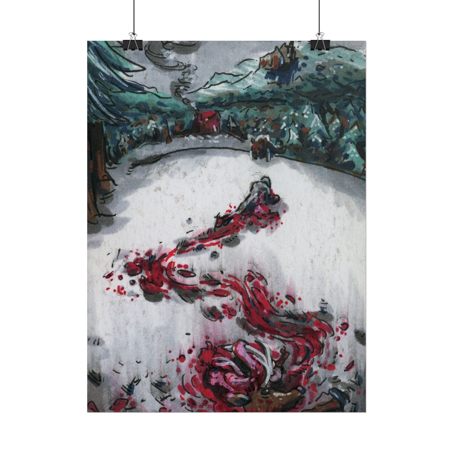 "Bloody Snow" poster