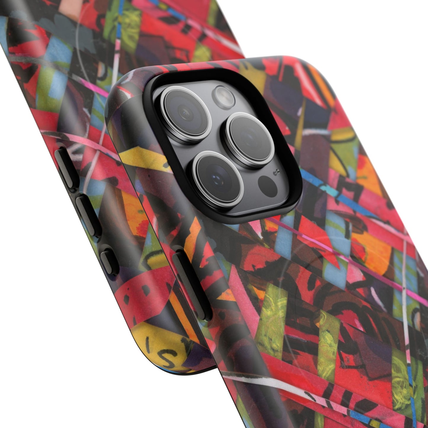 Abstracted Scraps Tough Magnetic Cases