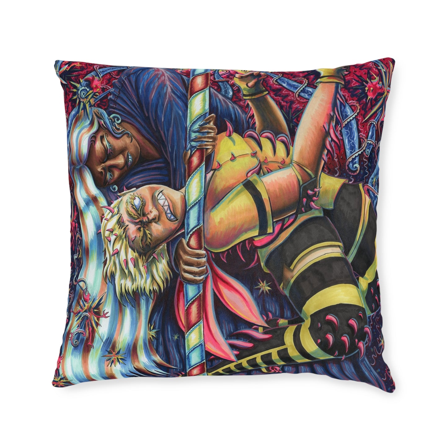 Square Pillow - Sister Duel