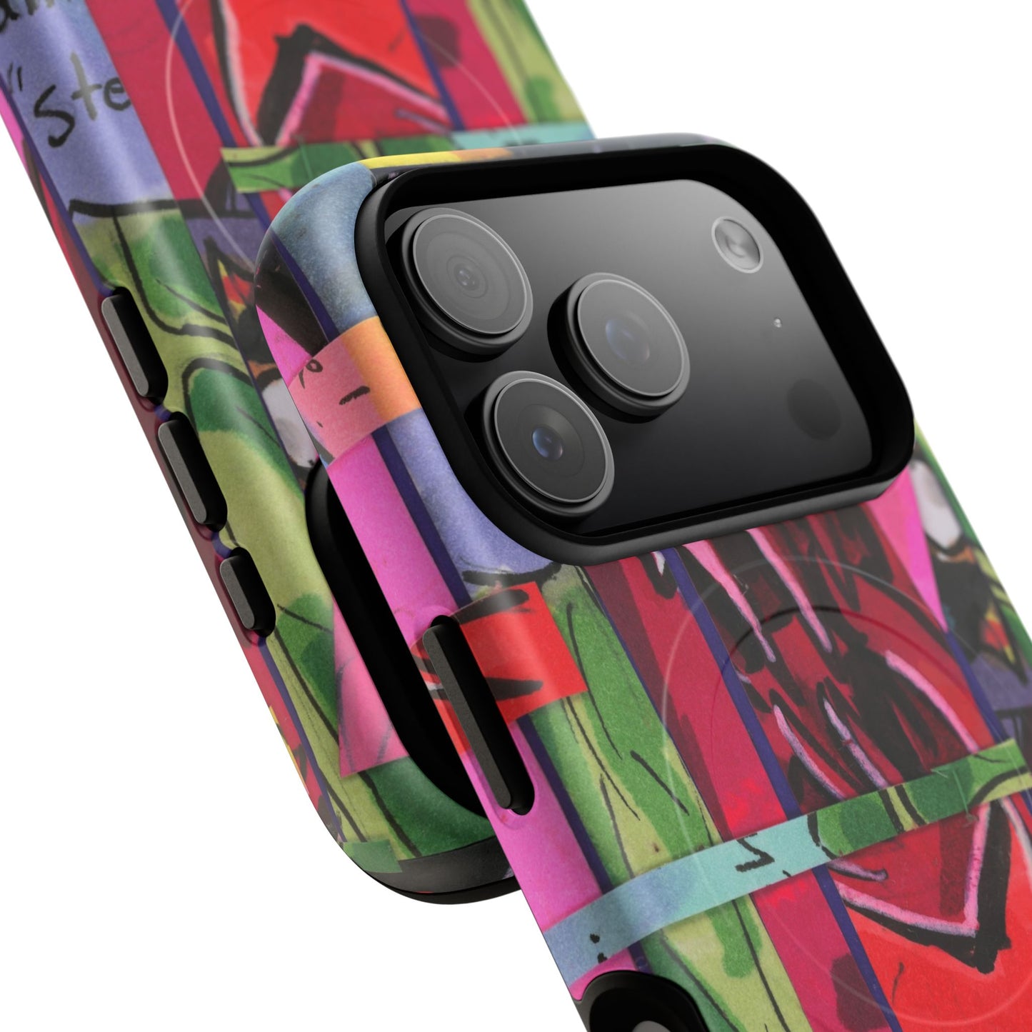 Abstracted Demon Tough Magnetic Cases