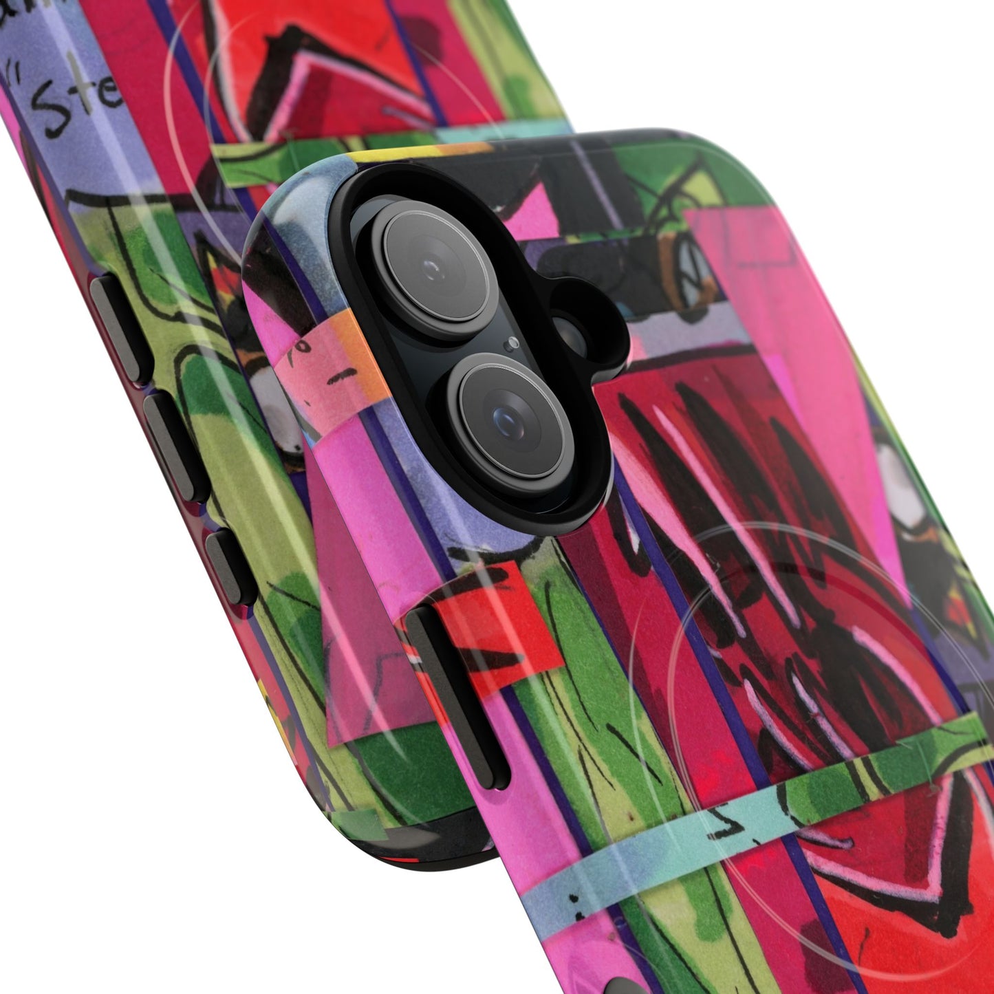 Abstracted Demon Tough Magnetic Cases