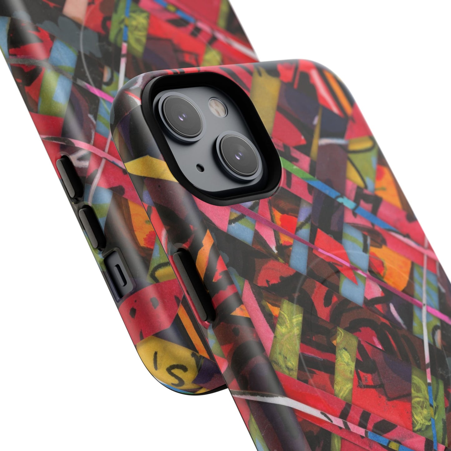 Abstracted Scraps Tough Magnetic Cases