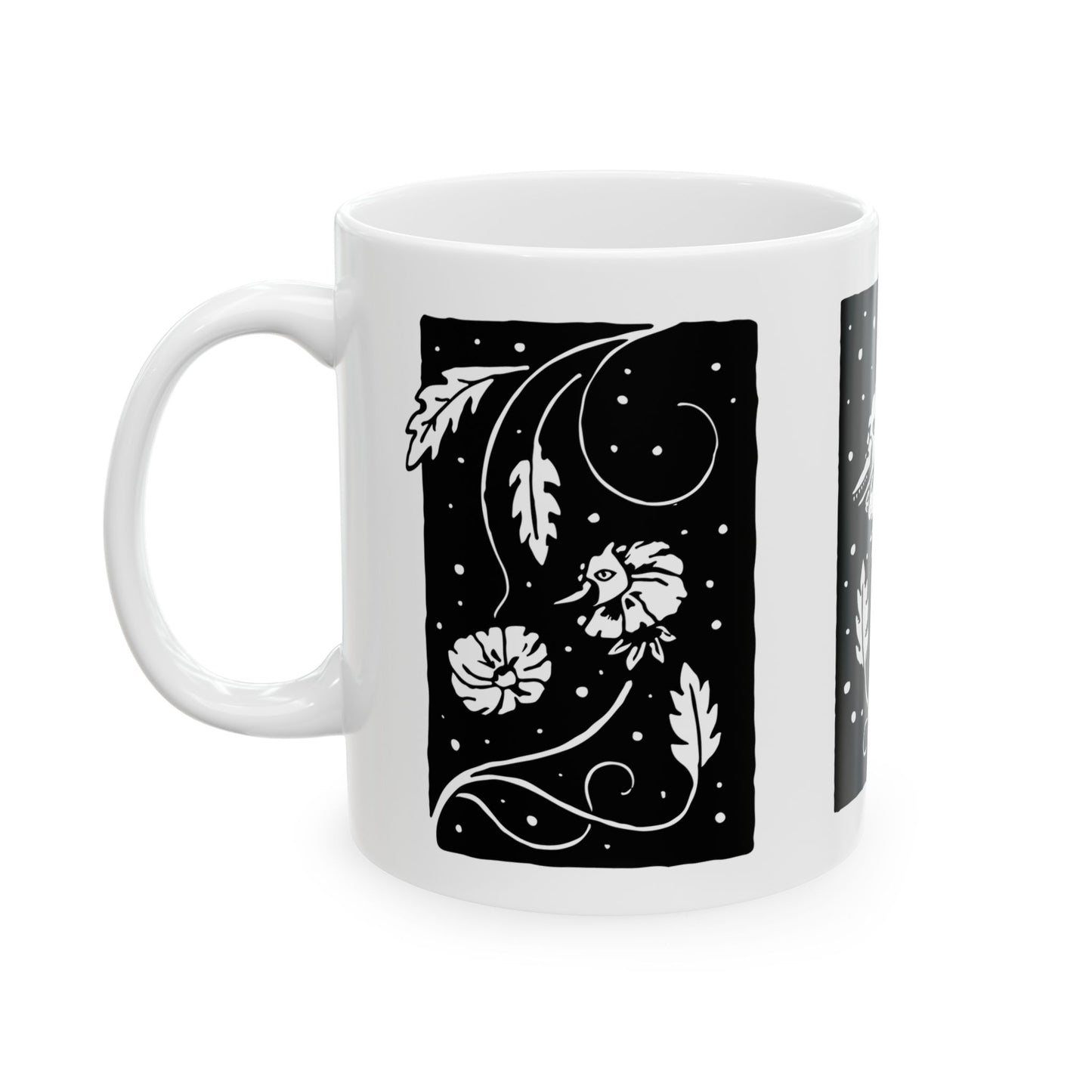 Ceramic Mug (11oz & 15oz) - Flower Cannibal