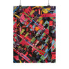 Abstracted Scraps Matte Vertical Poster