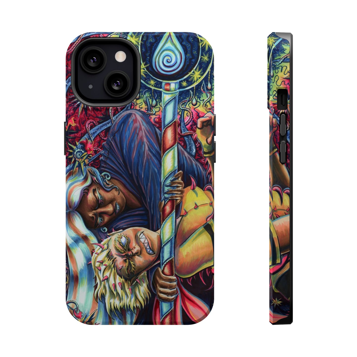 Magnetic Impact-Resistant Phone Case - Sister Duel