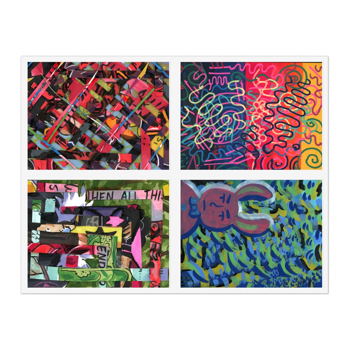 Maximalist Vibes Sticker Sheet